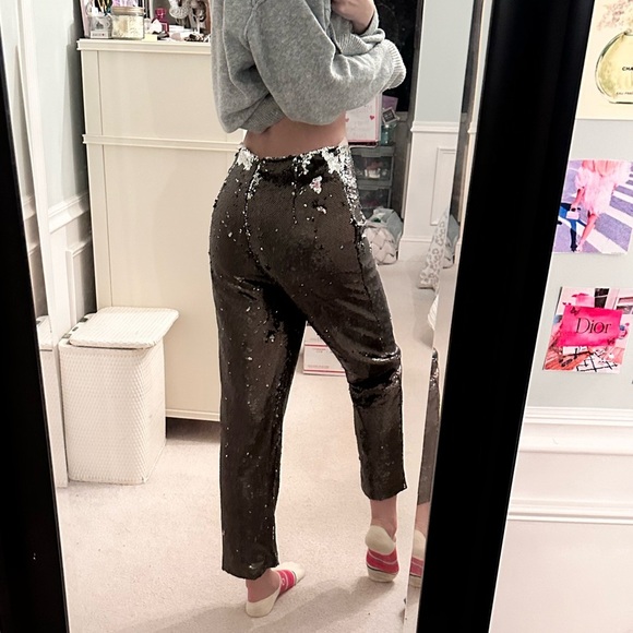Lovers & Friends Sequin Pants Size S - Picture 9 of 10